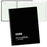 Elan Publishing Company Class Record Book for up to 10 Weeks. 50 Names. Extra Large Grade Recording Squares. (R9310)