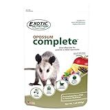 Exotic Nutrition Opossum Complete - Nutritionally Complete Healthy Pellet Diet - Food for Short-Tailed & Virginia Opossums (1 lb.)