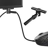 Pulsar Gaming Gears - Micro Bungee ES : Drag-Free Wired Mouse Support - Free Motion on Your Desk - Super Compact Size - Attach it to Your Monitor - Get More Space (Single Pack)