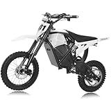 ABYANK Electric Dirt Bike for Teens and Adults, Equipped with 48V 23AH Battery, 3000W Electric Motorcycle, 37 Mph Speed, 14/12 in Wide Tires, Adjustable Shock Absorbers, Hydraulic Brakes, Fit Age 13+