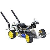 AI Racing Robot Kit Donkey Car Starter Kit Powered by Jetson Nano Deep Learning Self Driving Platform for Small Scale Cars Jetson Nano AI Smart Robot Car(Upgraded Version)