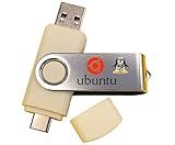 Linux Ubuntu OS Bootable USB Flash Thumb Drive for Desktops and Servers - Great for Beginners and Professionals