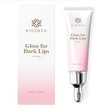 KissBea Lip Lightening for Dark Lips: for Smokers, Dry or Uneven-Toned Lips – Restores Natural Look & Moisture with VC, Lemon Peel & Licorice – Refreshing Mint Scent – 15 mL