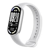 XIAOMI Mi Smart Band 10 (2025) Global Version - 1.72" AMOLED Display | 21 Days Battery Life | Touchscreen, Multi-Sport Tracker, Activity Tracker, Heart Rate Monitor | BT5.4 - (Glacier Silver)