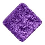 NINGDAN 12inch Square Small Faux Fur Sheepskin Cushion Soft Plush Area Rug,Photo Background for Small Product Desktop Photography,Display and Decor,Jewelry,Nail Art,Locker Accessories (Purple)