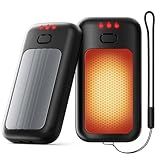 Hand Warmers, 2 Pack Rechargeable Hand Warmer, Pocket Heating Electric Hot Hands Handwarmers, Camping Hunting Gear, Gifts for Women, Men, Christmas, Golf, Portable Outdoor Heater (Grey)