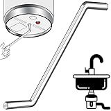 Garbage Disposal Wrench, Garbage Disposal Allen Wrench Tool Compatible with InSinkErator Garbage Disposal for Un-Jam/Food Garbage Disposal Fix Garbage Disposal Repair/Unclog Kitchen Sink, Silver