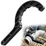 ZHONGXIA Heavy Duty Upgrade Salt Water Chlorinator Pool Tool Wrench Compatible with Hayward Turbo Cell, GLX-Cell 2″ Union - Salt Cell Wrench for Most 1998-Up Chevy & GMC Trucks (15 Pads)