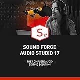 SOUND FORGE Audio Studio 17 - The multi-talent for recording, audio editing, restoration & mastering | audio editing software | music production | for Windows 10/11 PC | 1 PC license