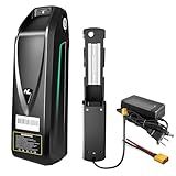 48V/36V Lithium ebike Battery 13Ah/20Ah, Built in 30ABMS, Including Charger, XT60 Connecting Cable, for 100W-1500W Electric Bicycles, E-Motorcycles and DIY Projects (36V13AH)