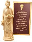 St Joseph House Selling Statue Kit USA Made with Double Sided Prayer Card