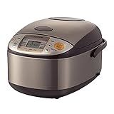 Zojirushi NS-TSC10 5-1/2-Cup (Uncooked) Micom Rice Cooker and Warmer, 1.0-Liter