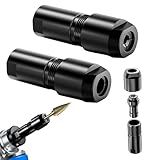 Angle Grinder Conversion Accessories Adapter Kit, Chuck Drill Bit Connecting Tool for 6mm+3mm Conversion - 2025 New 100-Tyle Angle Grinder to Straight Grinder Adapter (2 pack)