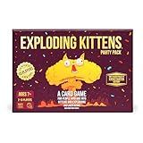 Exploding Kittens Party Pack - 2-10 Players - Ages 7+ - 15 Minutes to Play - Party & Family Card Game for Kids & Adults