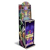 Arcade1Up Wheel of Fortune Casinocade Deluxe Home Arcade Machine, 63.4-Inch Tall - 4 Premium Casino Games, 20 Unlockable Built-In Titles, Dual LCD Screens & Speakers, WiFi-Enabled