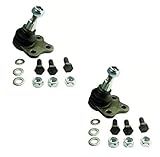 Pair Set 2 Front Lower Susp Ball Joints 14mm Thread Delphi For Volvo S80 V60