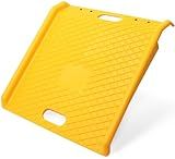 MaxxHaul 50962 Portable Curb Ramp 1000 lbs Capacity - Heavy Duty Polypropylene Loading Ramp for Furniture Dolly, Hand Truck & Moving Cart - Non-Slip Threshold Ramp for Driveway & Steps