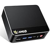 Beelink Ser5 MAX mini PC, AMD Ryzen7 6800U (Up to 4.7GHz,8C/16T), 24GB LPDDR5 500GB PCle4.0 SSD，mini computer Support 4K Triple Display/2.5GB LAN/WiFi6/BT5.2, Home/Office W11 Pro Mini Desktop computer