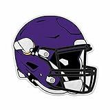 Rico Industries NFL Football Minnesota Vikings Helmet Shape Cut Pennant - Home and Living Room Décor - Soft Felt EZ to Hang