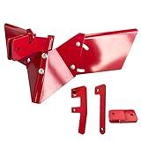 15683 Hiller-Furrower Rear Tine Tillers Kit for Large and Small Land Reclamation,Adjustable Plow Wing,with Adapter,Easy to Install,Including Installation Accessories