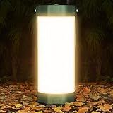 Glocusent 106 LED Camping Lights, Up to 80Hrs, 5000mAh Camping Lantern Rechargeable with 5 Brightness 3 Modes & SOS, IP68 Waterproof, Max 1200LM, Lanterns for Power Outages Hiking Emergency Hurricane