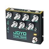 JOYO Bass Guitar Pedals Preamp Overdrive Pedal with EQ and Noise Reduction DI Output for Pop Funk Metal Bassist Electric Guitar (TIDAL WAVE R-30)