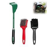 Heavy-Duty Lawn Mower Cleaning Scraper and Cleaning Stiff Brush are Used for the Maintenance and Cleaning of Outdoor Garden Lawn Mower Decks. (1 Pack)