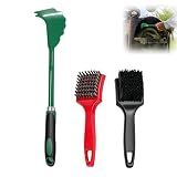 Heavy-Duty Lawn Mower Cleaning Scraper and Cleaning Stiff Brush are Used for the Maintenance and Cleaning of Outdoor Garden Lawn Mower Decks. (1 Pack)