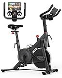 Superun Exercise Bike, Stationary Bikes for Home Gym with 32-Level Magnetic Resistance, 300LBS Capacity Indoor Cycling Bike with Comfortable Seat, LED Display