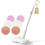 Rechargeable Cordless Electric Spin mop (White)