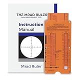Value Plus Mrad Ruler - Long Range Shooting Slide Rule Calculator for Quickly Calculating Range to Target and Windage, Ideal to use with Dope Book, Data Book and Dope Chart for Rifle