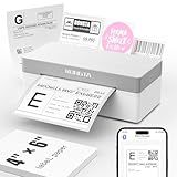 Rongta Shipping Thermal Label Printer, Bluetooth 4x6 Sticker Label Maker Wireless Shipping Label Printer for Package Small Business Compatible with Windows macOS Android iOS