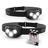 Energizer LED Headlamp PRO (2-Pack), IPX4 Water Resistant Headlamps, High-Performance Head Light for Outdoors, Camping, Running, Storm, Survival LED Light for Emergencies (Batteries Included)