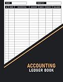 Accounting Ledger Book: Simple Bookkeeping Log for Small Business and Personal Finance - 120 Pages