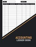 Accounting Ledger Book: Simple Bookkeeping Log for Small Business and Personal Finance - 120 Pages