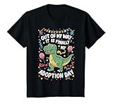Kids Out Of My Way It Is Finally My Adoption Day T-Shirt, Black
