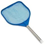 JED Pool Tools Pool Skimmer Net - Handheld Hot Tub Skimmer for Spa, Stock Tank Pool, Small Pool & Aquarium Cleaning (2 ft, Blue)
