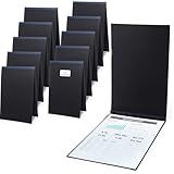 Fullhawl 10 Pcs Vertical Pressboard Report Cover 11x17 Pressboard Binder Folder with Metal Prong Presentations Portfolio Binder, 3'' Capacity to Neatly Bind Reports, Proposals(Black,11 x 17 Inch)