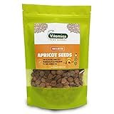 Bitter Apricot Seeds/Kernels, Natural Source of Vitamin B17, Large and Raw, Vegan, Non GMO California Grown, In a Recyclable Stay Fresh Resealable Pouch 1lb