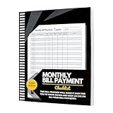 Bill Tracker Notebook: Monthly Bill Payment Checklist with SpiralAnd Simple Binding - 8.5" x 11" 132 + Pages (Simple Bound)