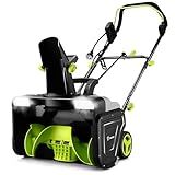 Corded Snow Blower:15A Motor, 20-Inch Electric Snow Blower, Electric Snow Shovel with 25ft Throwing Distance, Dual LED Lights, 3300rpm Snow Thrower DEKOPRO