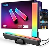 Govee Smart LED Light Bars, Work with Alexa and Google Assistant, RGBICWW WiFi TV Backlights with Scene and Music Modes for Gaming, Pictures, PC, Room Decoration