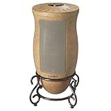 Lasko Oscillating Designer Series Ceramic Space Heater for Home with Adjustable Thermostat, Timer and 2-Speeds, 16 Inches, 1500W, Beige, 6405
