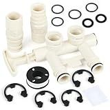 Upgraded 7345388 Water Softener 3/4" Bypass Valve Assembly Compatible with Kenmore, GE, Whirlpool, Morton, NorthStar, EcoWater, EcoPure