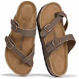 Project Cloud 100% Genuine Leather Womens Sandals Slides for Women (Lian)