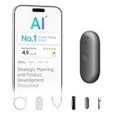 Plaud NotePin S AI Voice Recorder, Wearable AI Notetaker, AI Transcribe & Summarize, Support 112 Languages, 64GB Memory, Audio Recorder for Meetings Interviews with 4 Accessories