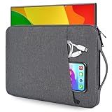 15.6 Inch Portable Monitor Case, Protective Carrying Sleeve for ForHelp KYY MNN InnoView VILVA Zenscreen COOLHOOD ViewSonic HotYeah KOORUI QQH 15.6" Portable Monitor Computer Bag,Gray