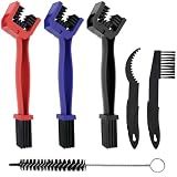 Wroskay 6-Piece Bike Chain Cleaner Kit with 3 Brushes & Cleaning Tools - for MTB, Motorcycle, E-Bike - Rust Removal & Maintenance
