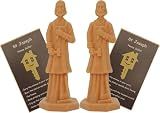 Lethomar St Joseph Statue for Selling House Set of 2 with Instruction Cards