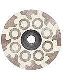 Casaverde Tools 4" Flat Resin Diamond Cup Wheels，Diamond Cup Wheels with 5/8“-11 Thread for Granite，Marble and Engineered Stone